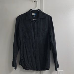 Men’s 14th Union Medium Solid Grey Winter Flannel